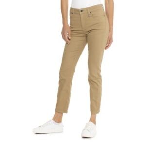 Talbots high waisted jeggings tan new size 6P